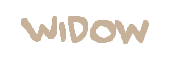 Widow official boss-name graphic