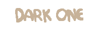 Dark One official boss-name graphic