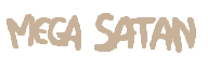 Mega Satan official boss-name graphic