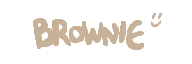 Brownie official boss-name graphic