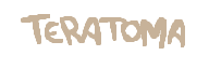 Teratoma official boss-name graphic