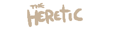 The Heretic official boss-name graphic