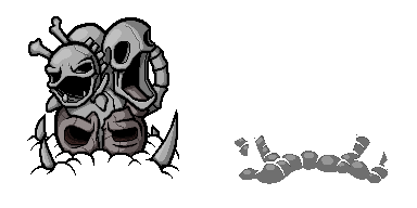The Pile in-game boss portrait