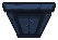 Blue Key Room: Blue Womb-themed doorway, closed