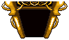 Mega Satan Arena: Large golden gate, open