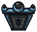 Planetarium: Crescent-moon doorway, locked