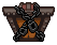 Vault: Chest-marked double lock, two chains