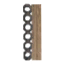 Decorated Timber Pole 2m