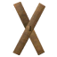 Wood Roof Cross 67°